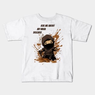 Ninja Kidz, Ask Me About My Ninja Disguise Kids T-Shirt